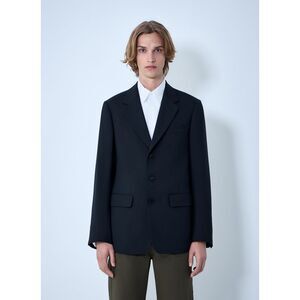 Dries Van Noten Men Single-Breasted Wool Blazer